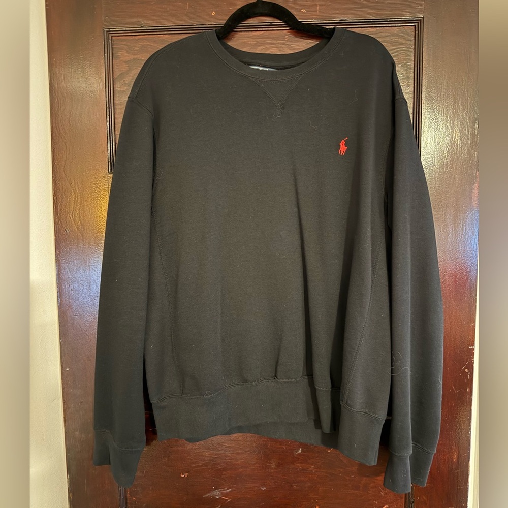 Vintage Polo Ralph Lauren Black Crewneck sweatshirt, size L